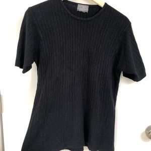 Vintage black sweater tee